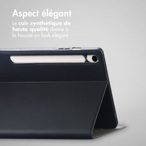 Accezz Housse Classic Tablet Stand  Samsung Galaxy Tab S9 / S9 FE - Noir