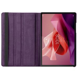 iMoshion Coque tablette rotatif à 360° Lenovo Tab P12 - Violet