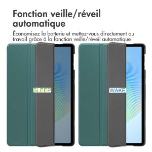 iMoshion Coque tablette Trifold Honor Pad X9 - Vert foncé
