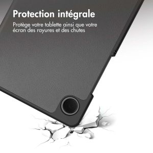 iMoshion Coque tablette Trifold Samsung Galaxy Tab A9 8.7 pouces - Gris
