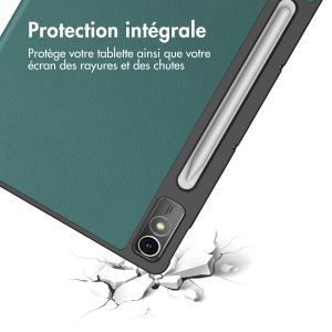 iMoshion Coque tablette Trifold Lenovo Tab P12 - Vert foncé