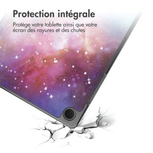 iMoshion Coque tablette Design Trifold Samsung Galaxy Tab A9 Plus - Space