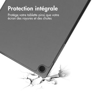 iMoshion Coque tablette Trifold Samsung Galaxy Tab A9 Plus - Gris