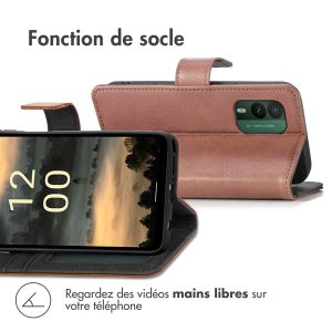 iMoshion Étui de téléphone portefeuille Luxe Nokia XR21 - Brun