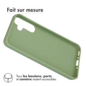 iMoshion Coque Couleur Samsung Galaxy A35 - Olive Green