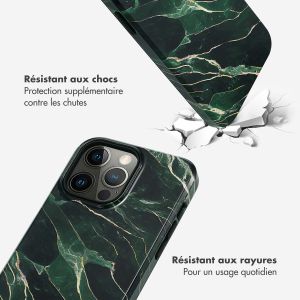 Selencia Coque arrière Vivid iPhone 14 Pro Max - Chic Marble Quartz
