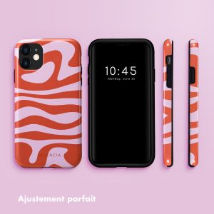 Selencia Coque arrière Vivid iPhone 11 - Dream Swirl Pink