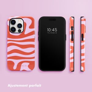 Selencia Coque arrière Vivid iPhone 14 Pro - Dream Swirl Pink