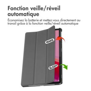 iMoshion Coque tablette Trifold Lenovo Tab M11 - Gris