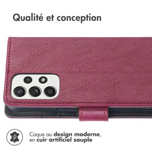 iMoshion Étui de téléphone portefeuille Luxe Samsung Galaxy A53 - Bordeaux