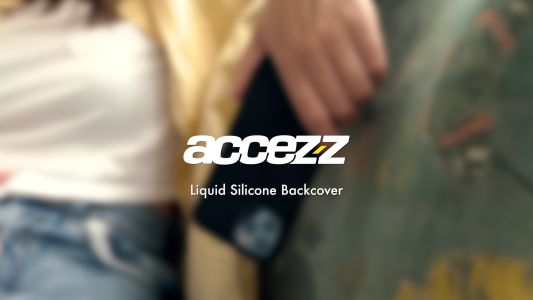 Accezz Coque Liquid Silicone Samsung Galaxy A55 - Noir