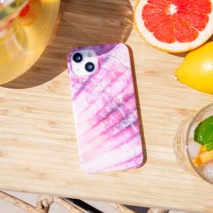 Selencia Aurora Coque Fashion iPhone SE (2022 / 2020) / 8 / 7 - ﻿Coque durable - 100 % recyclée - Ocean Shell Purple