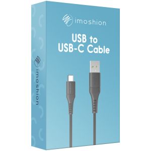 iMoshion Câble USB-C vers USB Samsung Galaxy S21 - Textile tressé - 3 mètres - Noir