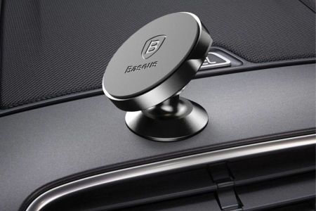 Baseus Magnetic Car Mount Samsung Galaxy A54 (5G) - Support de téléphone pour voiture - Tableau de bord - Magnétique - Noir