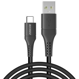 Accezz Câble USB-C vers USB iPhone 15 Plus - 2 mètre - Noir