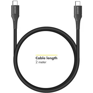 Accezz Câble USB-C vers USB-C Google Pixel 7 - 2 mètres - Noir