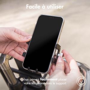 iMoshion Support de téléphone pour vélo Samsung Galaxy A33 - Réglable - Universel - Aluminium - Noir