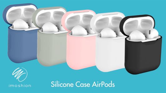iMoshion Coque en silicone AirPods 1 / 2 - Rose
