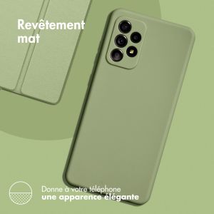 iMoshion Coque Couleur Samsung Galaxy A23 (5G)  - Olive Green