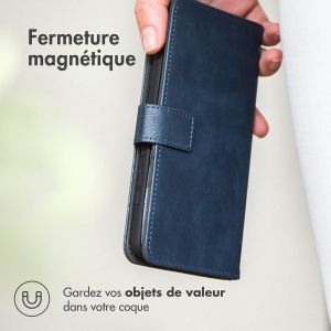 iMoshion Étui de téléphone portefeuille Luxe OnePlus 11 - Bleu foncé