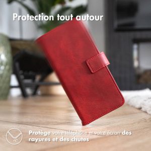 iMoshion Étui de téléphone portefeuille Luxe Galaxy A22 (5G) - Rouge