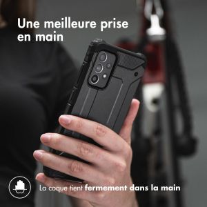 iMoshion Coque Rugged Xtreme Samsung Galaxy A12 - Noir