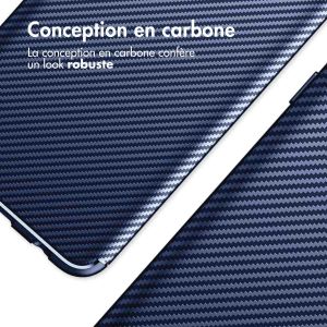 iMoshion Coque silicone Carbon Oppo Find X5 - Bleu