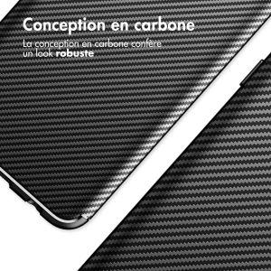 iMoshion Coque silicone Carbon iPhone 12 Pro Max - Noir