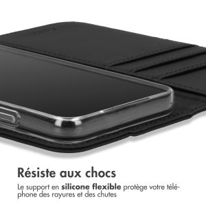 Accezz Étui de téléphone Wallet Samsung Galaxy A55 - Noir