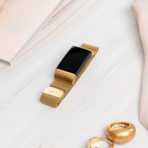 iMoshion Bracelet magnétique milanais Fitbit Charge 3 / 4 - Taille S - Dorée