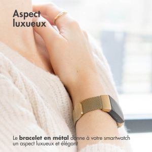 iMoshion Bracelet magnétique milanais Fitbit Versa 3 - Taille S - Dorée