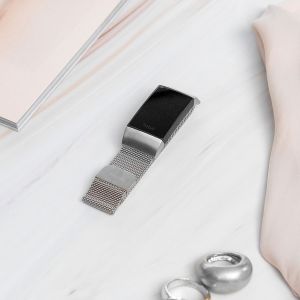iMoshion Bracelet magnétique milanais Fitbit Charge 3 / 4 - Taille M - Argent