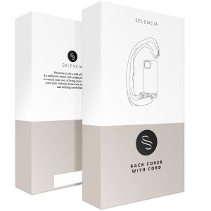 Selencia ﻿Coque design en silicone avec cordon amovible iPhone 11 - Irregular Check Green
