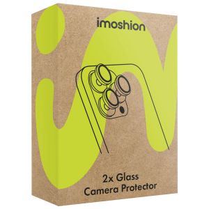 iMoshion ﻿Lot de 2 protections d'objectif de caméra iPhone 14 Pro / 14 Pro Max - Gris