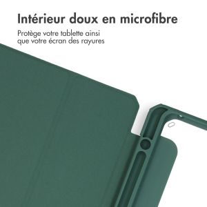 iMoshion Coque tablette rigide Trifold iPad Air 11 pouces (2024) M2 / Air 5 (2022) / Air 4 (2020) - Vert