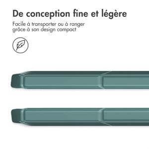 iMoshion Coque tablette rigide Trifold iPad Air 11 pouces (2024) M2 / Air 5 (2022) / Air 4 (2020) - Vert