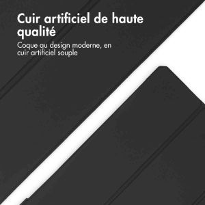 iMoshion Coque tablette rigide Trifold iPad Air 11 pouces (2024) M2 / Air 5 (2022) / Air 4 (2020) - Noir