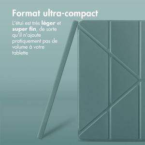 iMoshion Coque tablette Origami Samsung Galaxy Tab S6 Lite / Tab S6 Lite (2022) / Tab S6 Lite (2024) - Vert foncé