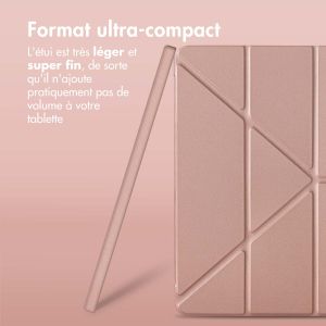iMoshion Coque tablette Origami Samsung Galaxy Tab S6 Lite / Tab S6 Lite (2022) / Tab S6 Lite (2024) - Rose Dorée