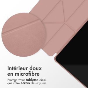 iMoshion Coque tablette Origami Samsung Galaxy Tab A9 Plus - Rose Dorée