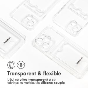iMoshion Coque silicone avec support de passe Samsung Galaxy S24 - Transparent