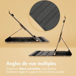 iMoshion Coque tablette Design rotatif à 360° Samsung Galaxy Tab S9 Ultra - Yellow Flowers