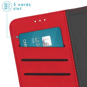 iMoshion Etui de téléphone de type portefeuille de luxe 2-en-1 amovible Samsung Galaxy S24 Ultra - Rouge
