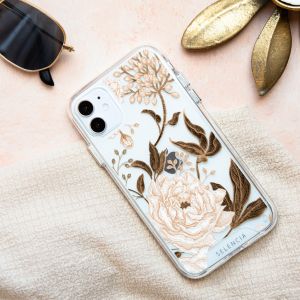 Selencia Coque très protectrice Fashion Samsung Galaxy A33 - Golden Flowers
