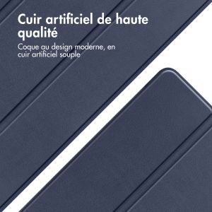 iMoshion Coque tablette Trifold iPad Pro 12.9 (2018 - 2022) - Bleu foncé