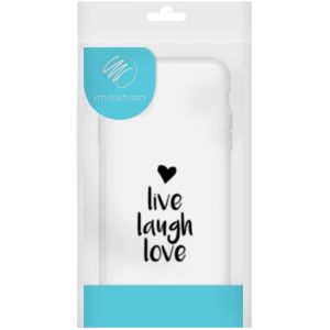iMoshion Coque Design Motorola Moto G60 - Live Laugh Love