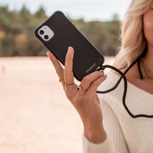 iMoshion Coque de couleur avec cordon amovible iPhone 13 - Noir