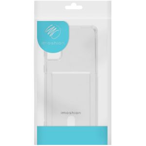 iMoshion ﻿Coque silicone avec support de passe iPhone 13 Pro - Transparent