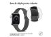 iMoshion Bracelet pliant Milanese Apple Watch Series 1-9 / SE - 38/40/41mm - Noir