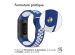 iMoshion Bracelet sportif en silicone Fitbit Charge 3  /  4 - Bleu / Blanc